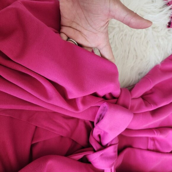 LANE BRYANT Women 22/24 Long Jacket Duster Open Front Side Pockets Stretch NWT - Picture 7 of 10